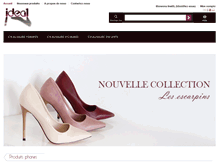 Tablet Screenshot of idealshoes.fr